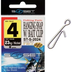 Agrafe Mer Sunset Hanging Snap W / Bait Clip St-S-2024 - Par 8