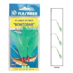 Bas De Ligne Flashmer Bonitobar Vert