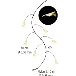 Bas De Ligne Flashmer Golden Flasher