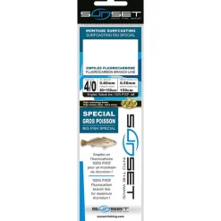 Bas De Ligne Sunset Surfcasting Rs Competition Special Gros Poisson - Fluoro + Octopus