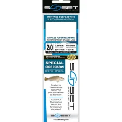 Bas De Ligne Sunset Surfcasting Rs Competition Special Gros Poisson - Fluoro