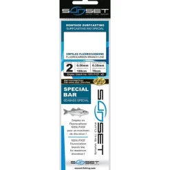 Bas De Ligne Sunset Surfcasting Rs Competition 3X Special Bar / Fluoro