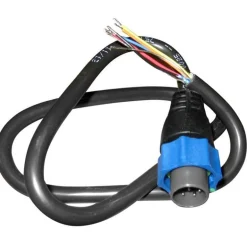 Cable Adaptateur Lowrance Sonde 7 Pin Bleu Vers Câbles Dénudés