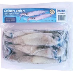 Calamar Entiers Surgelés Pexeo Eco - 453G