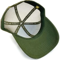 Casquette Homme À Scratch Fishxplorer Trucker - Vert
