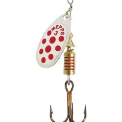 Cuiller Tournante Mepps Aglia Argent Points Rouges