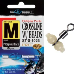 Emerillon Rotatif Mer Sunset Crossline W / Beads St-S-1026 - Par 6