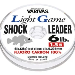 Fluorocarbone Mer Varivas Light Game Shock Leader Mebaru - 30M