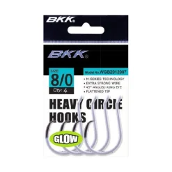Hamecon Simple Bkk Heavy Circle Hook Glow