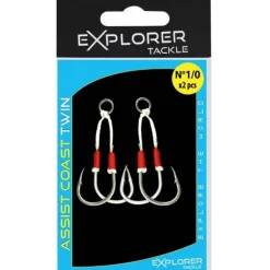 Hameçon Assist Explorer Tackle Coast Line Twin - Par 2