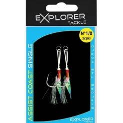 Hameçon Assist Explorer Tackle Coast Line Single - Par 2