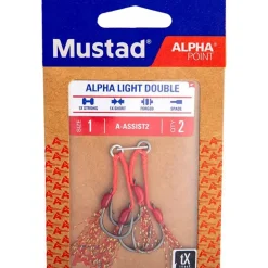 Hameçon Assist Mustad Alpha Light Double