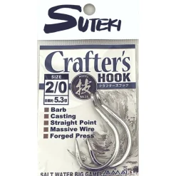 Hameçon Simple Yamai Suteki Crafter's Hook - Par 2