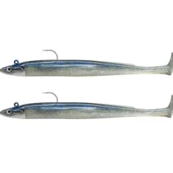 Kit Leurre Souple Arme Fiiish Double Combo Crazy Paddle Tail 120 + Tête Plombée Shore