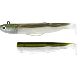 Kit Leurre Souple Arme Fiiish Combo Black Minnow 120 + Tete Plombee Deep