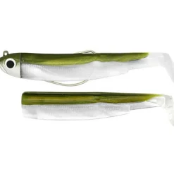 Kit Leurre Souple Arme Fiiish Combo Black Minnow 70 + Tete Plombee Shore