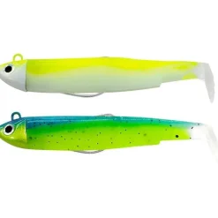 Kit Leurre Souple Arme Fiiish Double Combo Black Minnow 90 + Tete Plombee Search