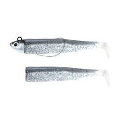 Kit Leurre Souple Arme Fiiish Combo Black Minnow 90 + Tete Plombee Search