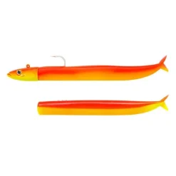 Kit Leurre Souple Arme Fiiish Combo Crazy Sand Eel 220 + Tête Plombée Off Shore