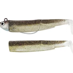 Kit Leurre Souple Arme Fiiish Combo Black Minnow 70 + Tete Plombee Search