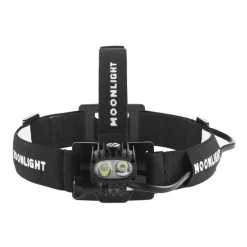 Lampe Frontale Moonlight Bright As Day 800 Ultra Pack Avec Une Batterie Supplémentaire