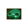 Lampe Kisskiss Metal 3D Led Illusion - Silure