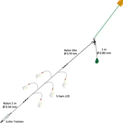 Ligne De Traine Flashmer Ecoline Albatros