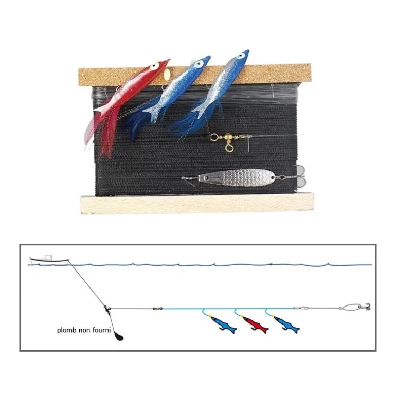 Ligne De Traine Flashmer Sardines A Bars