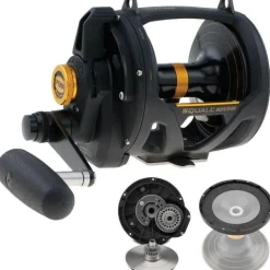 Moulinet Mer Traine Penn Squall Lever Drag 2 Speed