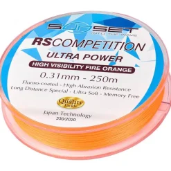 Nylon Sunset Rs Competition Ultra Power Hi-Visibility Fire Orange - 250M