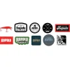 Pack Autocollant Rapala 10 Sticker Pack