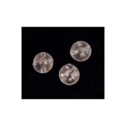 Perle Dure Vercelli Arrondies Transparentes Double Trou