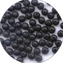 Perles Flashmer Noire Dure - Par 1000