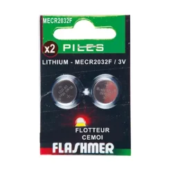 Piles Flashmer Cr2032 - 3 Volts - Par 2