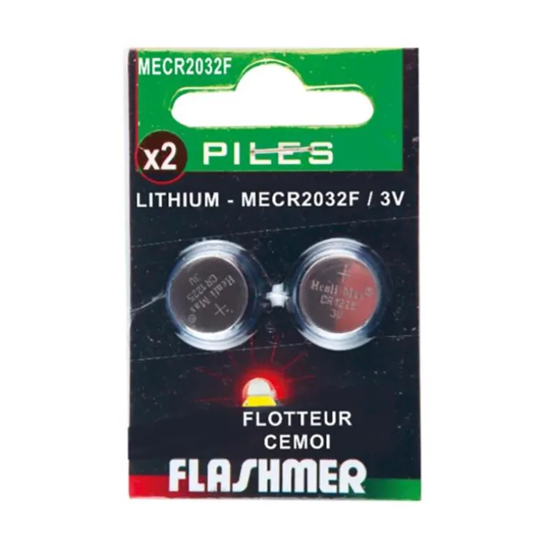 Piles Flashmer Cr2032 - 3 Volts - Par 2