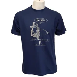 Tee Shirt Manches Courtes Homme Bartavel No Kill - Marine