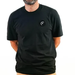 Tee Shirt Pêche Personnalisable Sur Vos Traces - Noir
