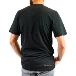 Tee Shirt Pêche Personnalisable Sur Vos Traces - Noir