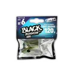 Tete Plombee Fiiish Black Minnow Off Shore