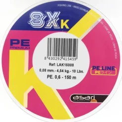 Tresse Asari 8X K - Vert - 1000M