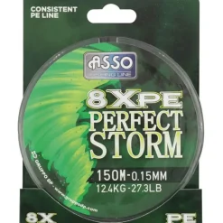 Tresse Asso Perfect Storm 8Xpe - Vert - 150M