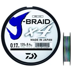 Tresse Daiwa J Braid X4b Multicolore - 500M