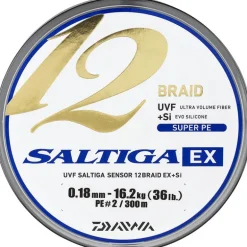 Tresse Daiwa Saltiga 12 Braid Ex - 300M