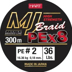 Tresse Hart Mj Braid - Fluo Green - 3000M