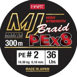 Tresse Hart Mj Braid - Fluo Green - 300M
