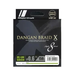 Tresse Major Craft Dangan Braid X Vert - 150M