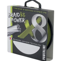 Tresse Powerline Braid Power X8 - Vert - 135M