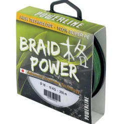 Tresse Powerline Braid Power - Vert - 1000M