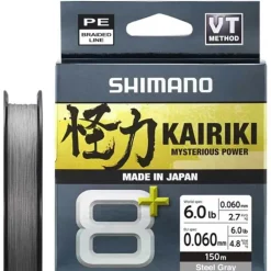 Tresse Shimano Kairiki 8+ Steel Grey - 300M