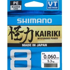 Tresse Shimano Kairiki Sx8 Gris - 150M